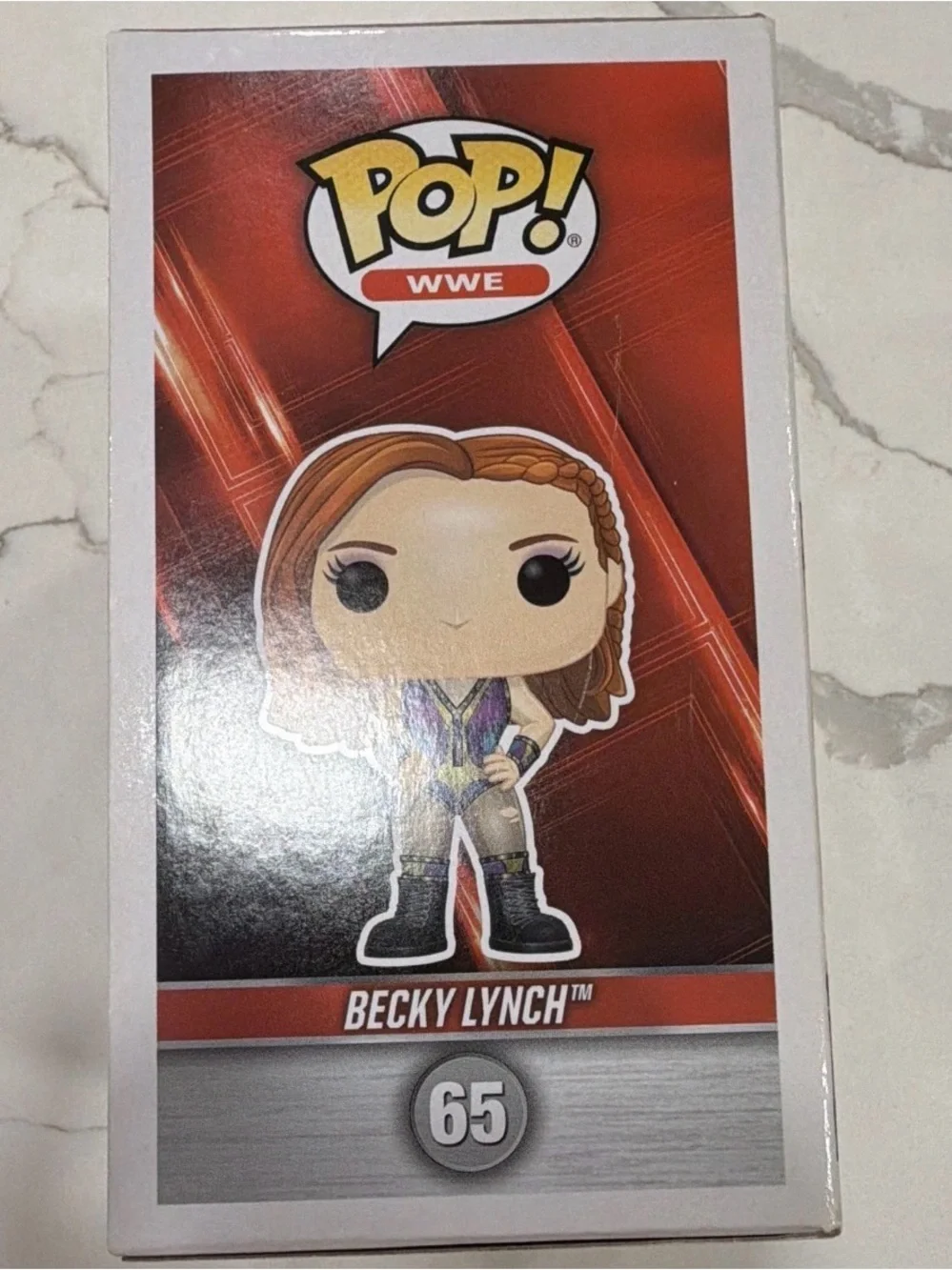 Funko Pop! WWE Becky Lynch #65 Vinyl Figure Boxed 2019 Cert W19422691 - Picture 3 of 8
